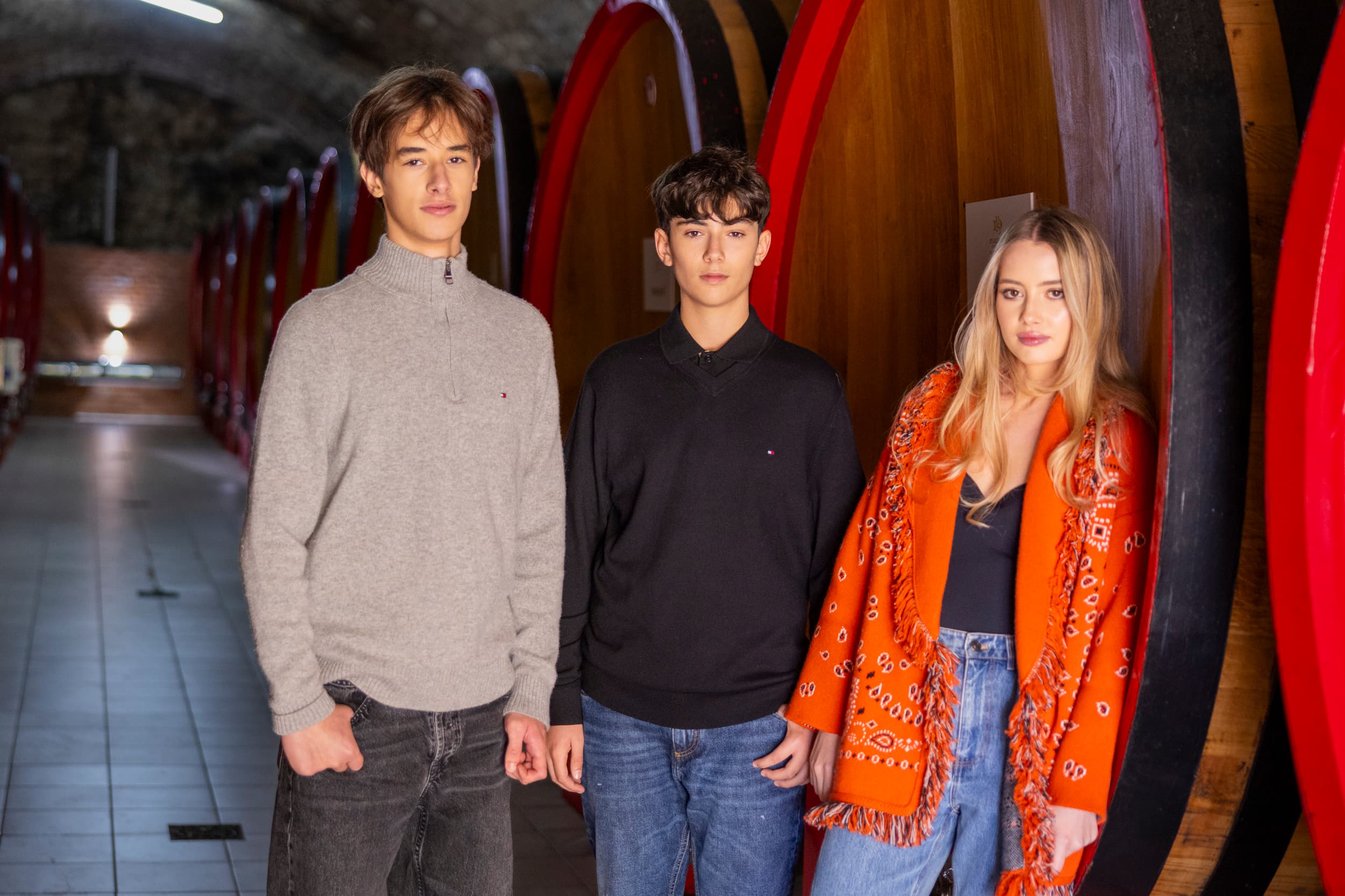 Sophie, Petru, and Leo Dulgher